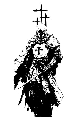 Knight with Crosses