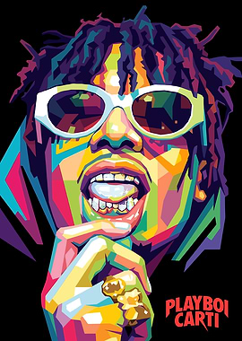 Playboi Carti Pop Art Portrait