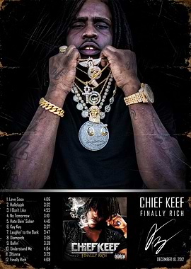 Chief Keef Finally Rich Album Cover