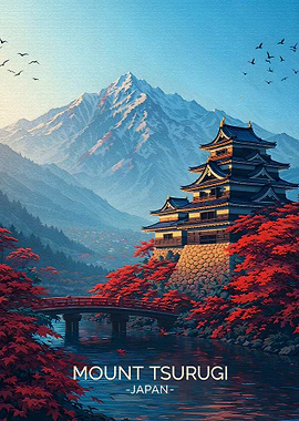 Mount Tsurugi Japan Castle