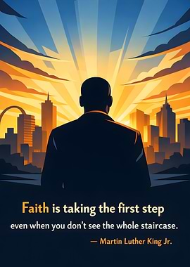 Martin Luther King Jr. quote about faith