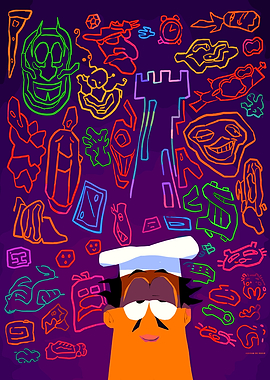 Pizza Tower Video Game Art – Peppino