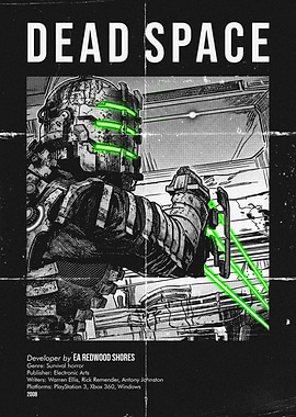 Dead Space Video Game Poster