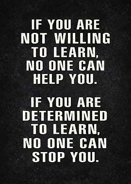 Inspirational quote about learning