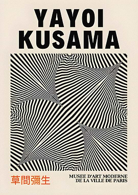 Yayoi Kusama Exhibition Poster