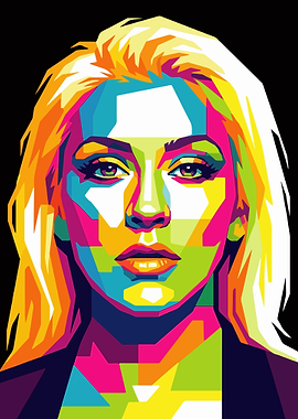 Colorful Pop Art Portrait