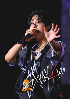 Stray Kids Han performing on stage