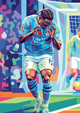 Manchester City Player Celebration