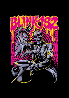 Blink-182 Skeleton Magician Rabbit