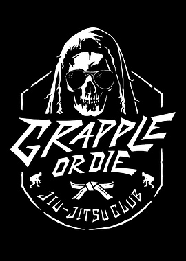 Grapple or Die Jiu-Jitsu Club Skull