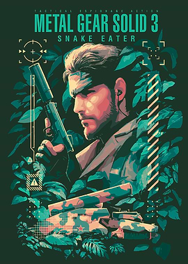 Metal Gear Solid 3 Snake Eater Poster