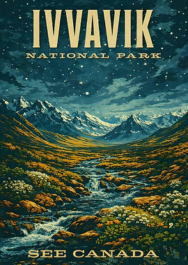 Ivavvik National Park Vintage Poster