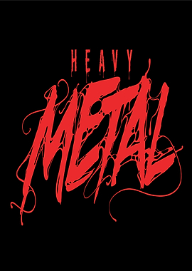 Heavy Metal Text Art
