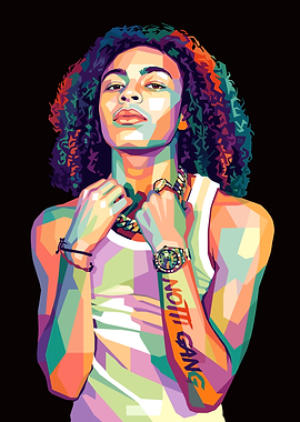 Pop Art Portrait of a DD Osama