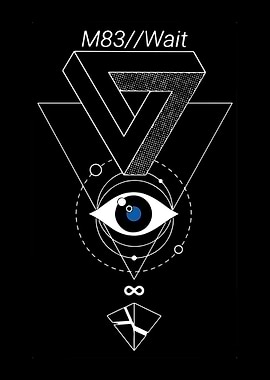 M83 Wait Geometric Eye Symbol
