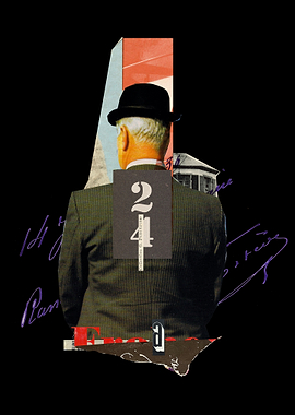 Man in Suit with Number 24