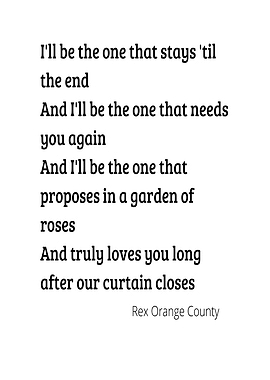 Rex Orange County Lyrics