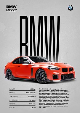 BMW M2 G87 Sports Car