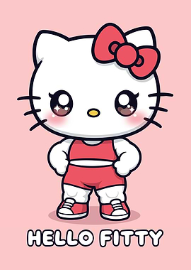 Hello Fitty Kitty in Sportswear
