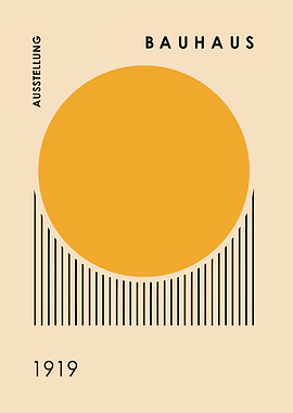 Bauhaus Exhibition Poster 1919