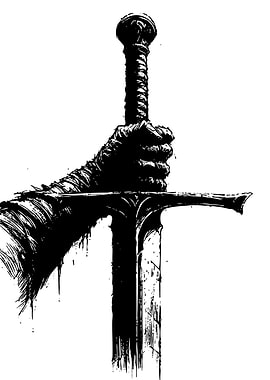 Hand Gripping a Sword