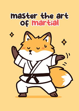Cute Fox Martial Artist