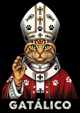 Gatállico Cat Pope