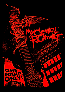 My Chemical Romance Dragon Cityscape