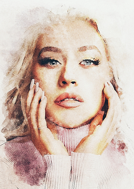 Christina Aguilera Portrait