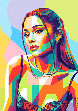 Pop Art Portrait of a Woman