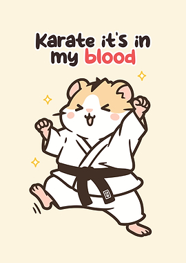 Cute Hamster Karateka