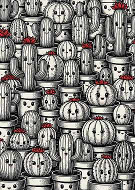 Cute Cactus Pattern
