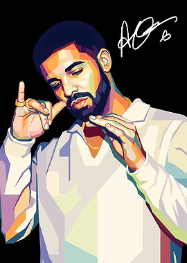 Drake Pop Art Wpap