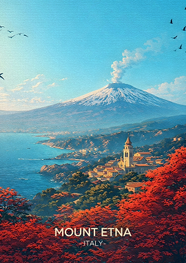 Mount Etna Italy Landscape