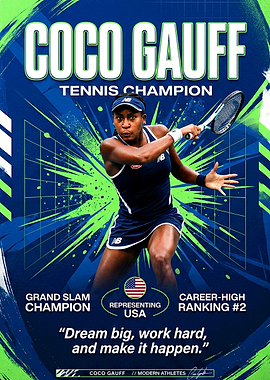 Coco Gauff Tennis Champion