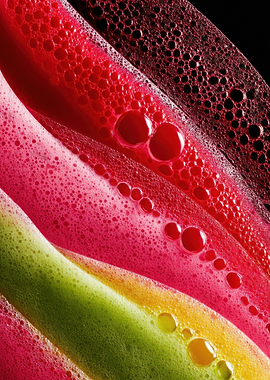 Colorful Foam Abstract