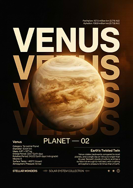 Venus Planet Poster