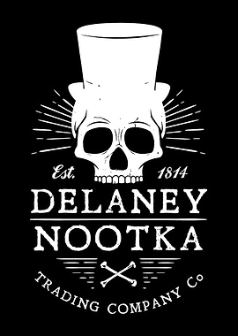 Delaney Nootka Trading Company Skull Logo
