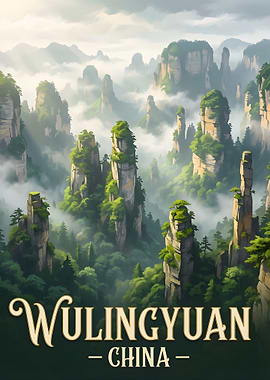 Wulingyuan China Landscape