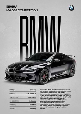 BMW M4 G82 Competition Car