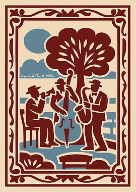 Central Park Jazz Musicians