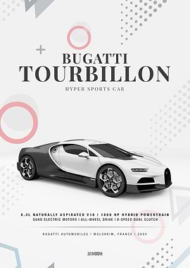 Bugatti Tourbillon Hyper Sports Car