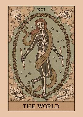 The World - Bones Tarot