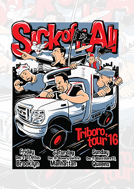 Sick of It All Triboro Tour Poster