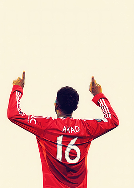 Amad Soccer Player Celebrating