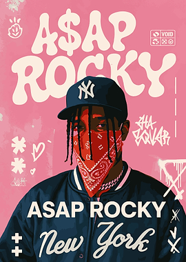 A$AP Rocky New York Poster