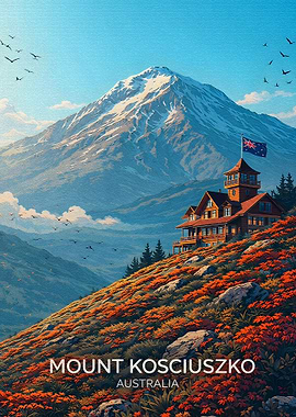 Mount Kosciuszko Landscape