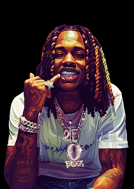 King Von Pop Art Portrait