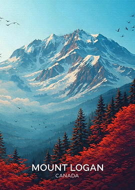 Mount Logan Canada Landscape