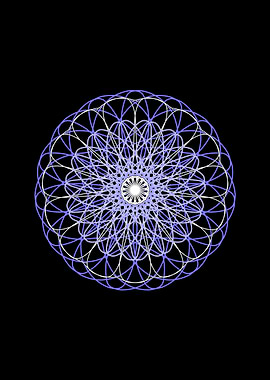 Intricate Geometric Mandala Design